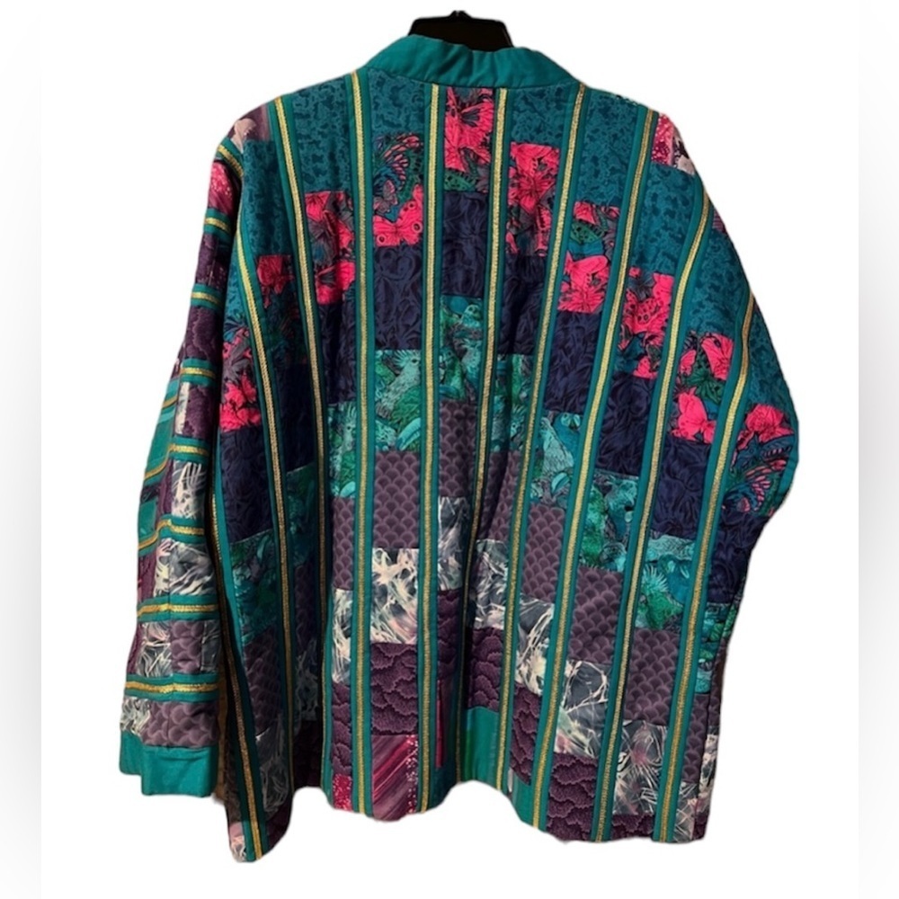 💮 Vibrant Custom Made Ribbon Trim Jacket - Picture 8 of 8